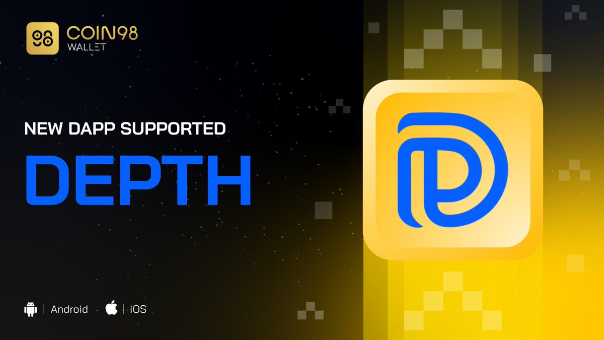 Coin98 Wallet now supports <a href="/DepthFi/">Depth.Fi</a>, the trusted stablecoin Management DeFi protocol built for <a href="/HECO_Chain/">HECO Chain</a> &amp; #BSC.

Users can swap and farm stablecoins in a safe and secure environment with good depth, low slippage &amp; low transaction fees.

✨Try it now: coin98.com/wallet