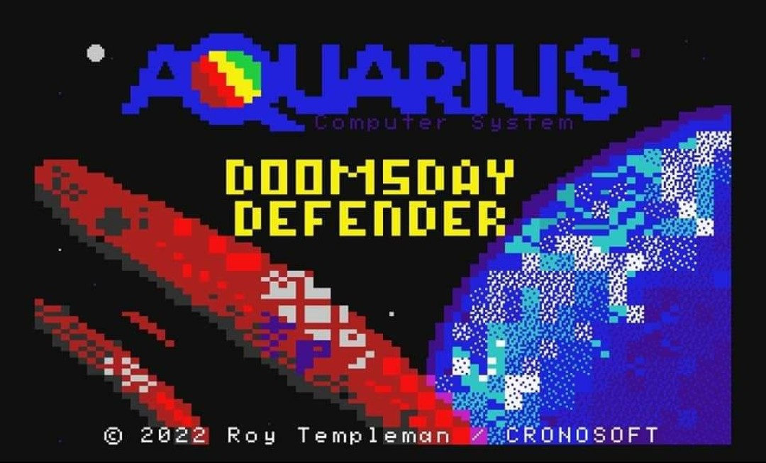 loudscotsbloke's tweet photo. My new Mattel Aquarius game is almost complete! Testing is currently taking place! Stay tuned!
Doomsday Defender for the Mattel Aquarius and the Radofin Aquarius 2
#mattelaquarius #doomsdaydefender #8bitcoders #cronosoft https://t.co/2cWwuLPp7b