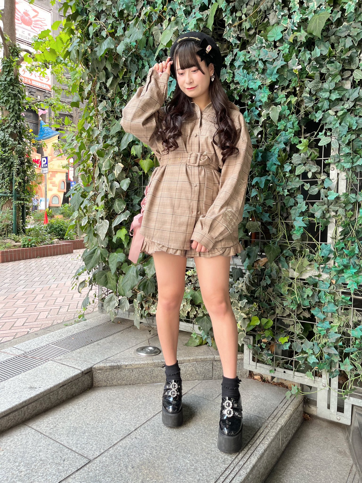 LIZ LISA 薄紫 セーラー襟 ミニワンピース LIZ LISA 薄紫 セーラー襟