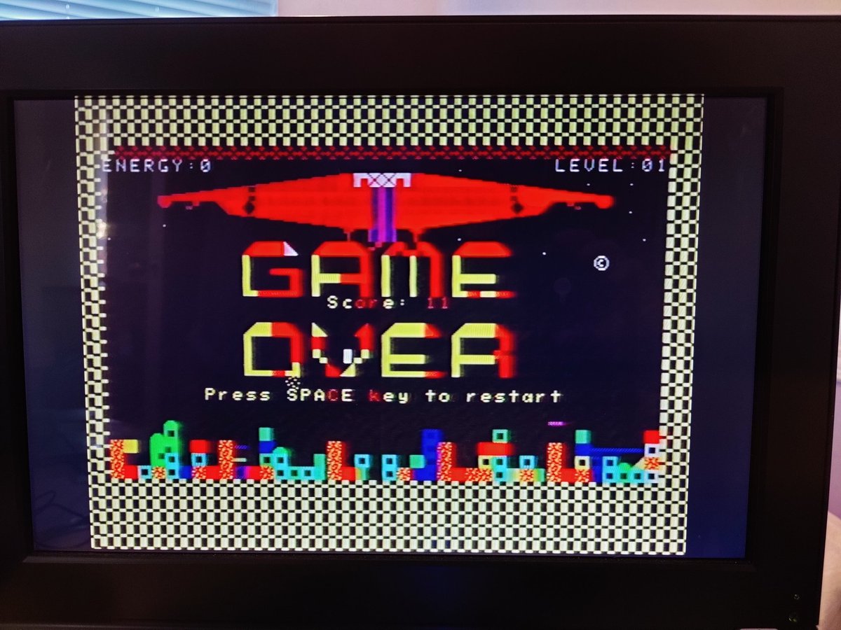 loudscotsbloke's tweet photo. My new Mattel Aquarius game is almost complete! Testing is currently taking place! Stay tuned!
Doomsday Defender for the Mattel Aquarius and the Radofin Aquarius 2
#mattelaquarius #doomsdaydefender #8bitcoders #cronosoft https://t.co/2cWwuLPp7b