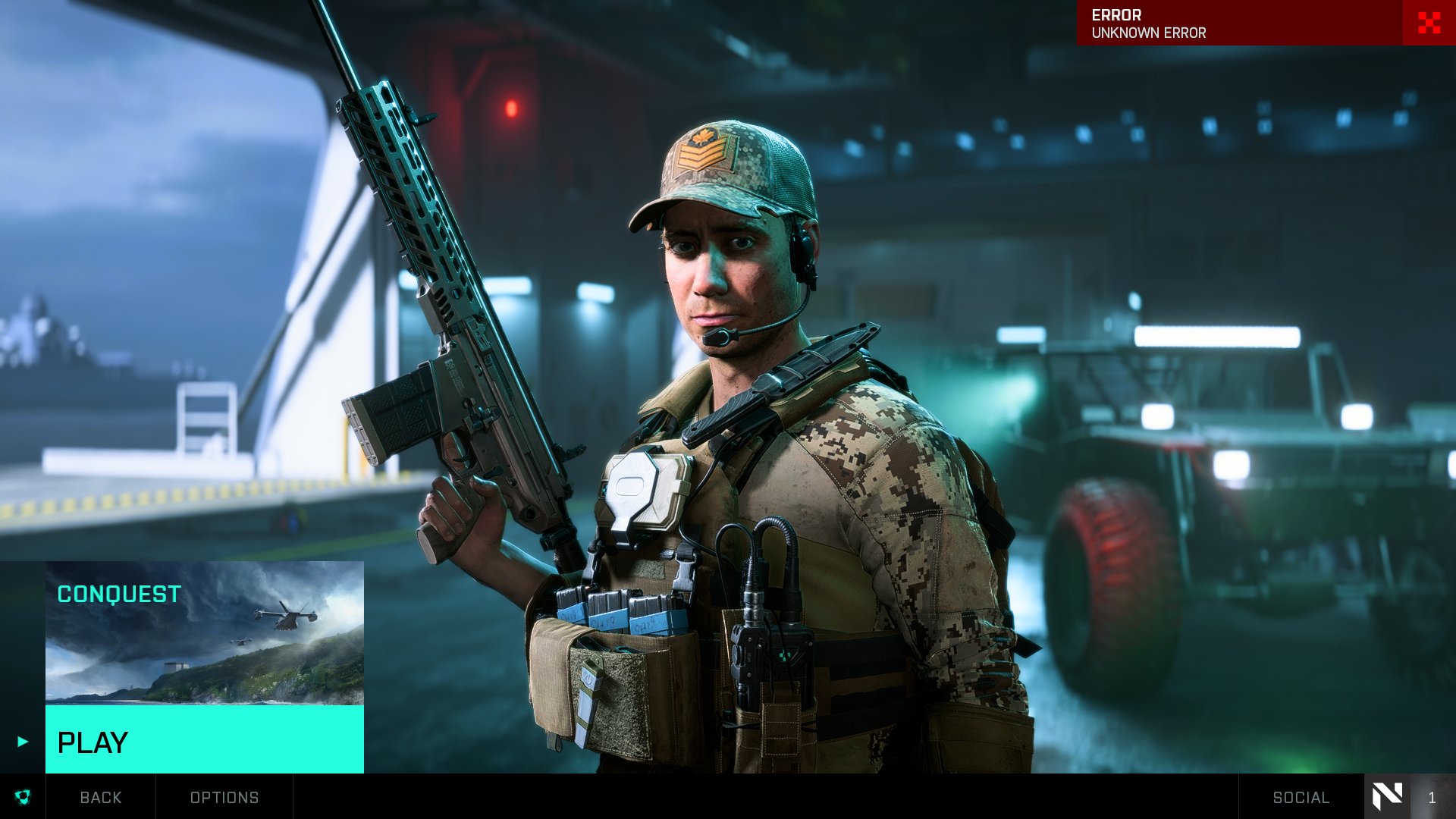 Battlefield Bulletin on Twitter: "NOTICE: EA is currently looking into the  'Unknown Error' message in the #Battlefield 2042 Open Beta matchmaking  screen. https://t.co/wHlvpFzc2l" / Twitter