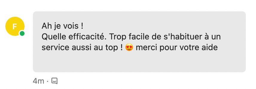 Oops! They did it again ! 
Merci la Team support ! #CustomerSuccess  #care