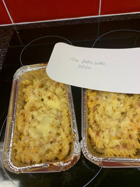 springfieldpru's tweet photo. Tuna Pasta bake was made by a number of students for a local foodbank in Wakefield last week, these were warmly received. #sprfood https://t.co/nUO8IKIuRC