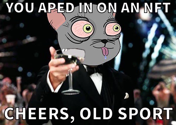 BullFath3r's tweet image. Ohhhh so you “aped in” on an NFT?

@Ape6056 #CrackCat #CrackCatCreeps