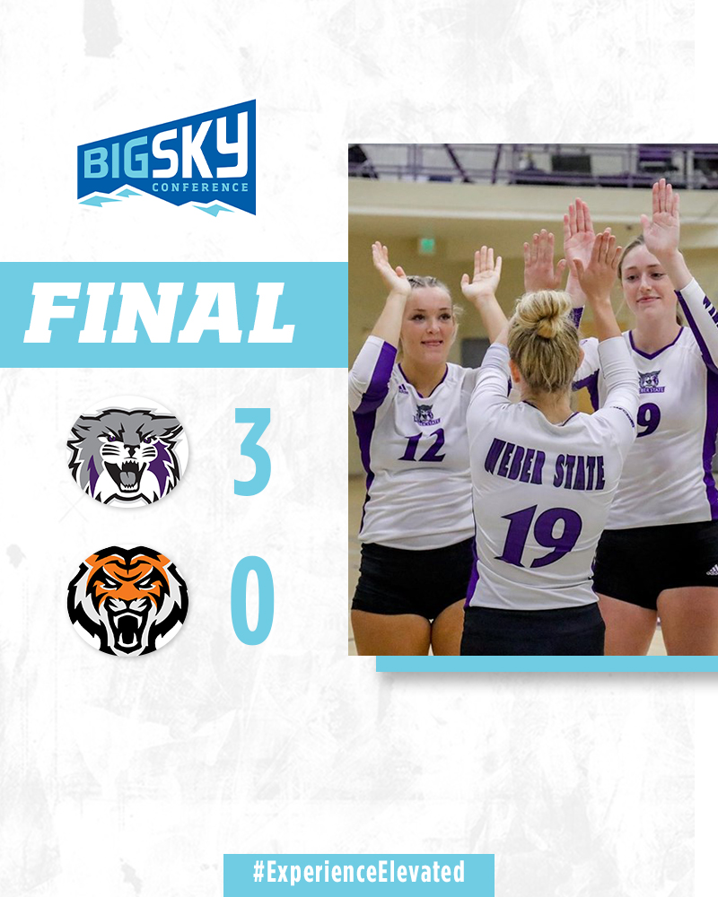 .<a href="/weberstatevb/">Weber State Volleyball</a> remains undefeated after tonight's sweep of their rival!