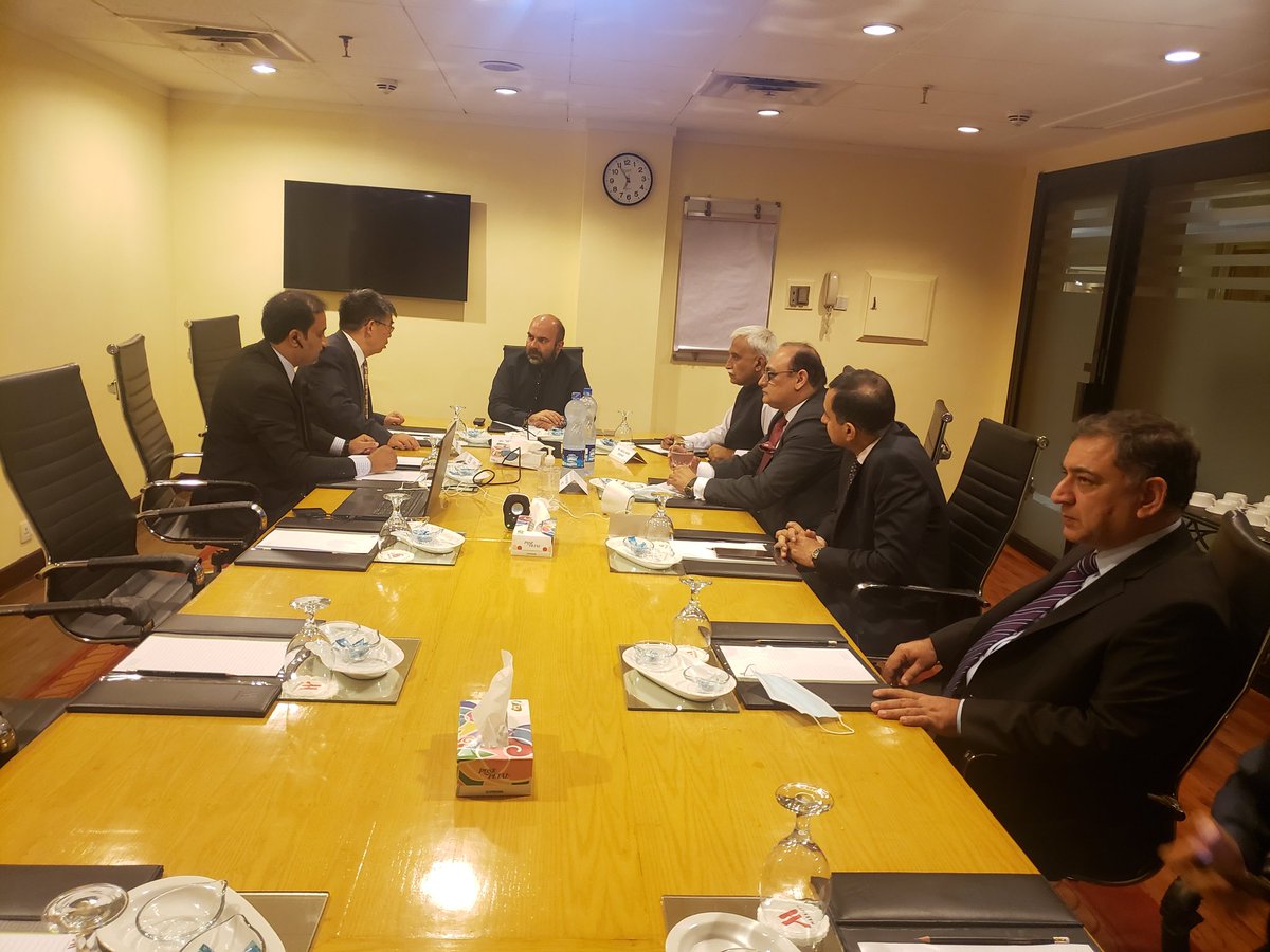 HassanDaudButt's tweet image. Great meeting of Mr Zhao Baozhong Chairman COPHC with Minister Finance KP, Mr Taimur Jhagra. cooperation between Gwadar port and KP discussed. Chairman COPHC proposed  a MOU between #COPHC and #KPBOIT for more cooperation.
@InvestinKP
@Jhagra 
@IndustriesKPGOV 
@IMMahmoodKhan