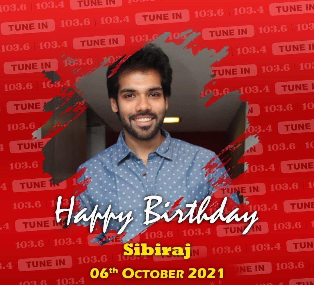 FridayCinemaOrg's tweet photo. Happy birthday to @Sibi_Sathyaraj #HBDSibi #actorsibi https://t.co/YP9XUzossN