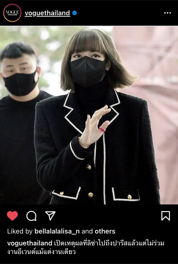 swallalisaa's tweet photo. vogue thailand is joining this! yes exactly! 

JUSTICE FOR LISA 
#YGLetLisaDoHerWork https://t.co/nrgkMucrGf