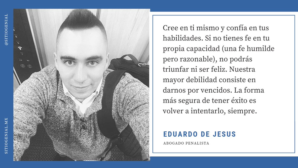 abogadoEEO's tweet photo. Si no creemos en nosostros mismos, nadie más lo va hacer. #yocreoenmi #yosoyelmejor #yosipuedo #yosoycapaz #Emprendedores #mentepositiva 🙌🙋🎉⚖️💪 https://t.co/m1Uhoecqfy