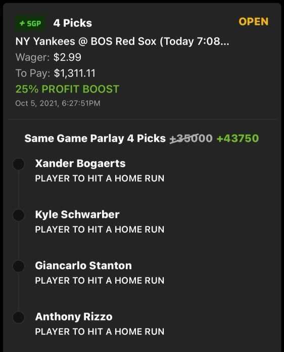 br_betting's tweet photo. $3 INTO $1.3K 😱

WOW.

(via @MecoLewisJr/@DKSportsbook) https://t.co/EJlJkEUyTZ