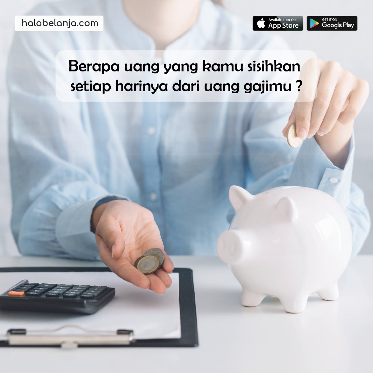 halobelanja_id's tweet photo. Dimana kamu menyimpan uang yang kamu sisihkan?
Ingin uang yang kamu sisihkan bertumbuh?
Halobelanja menjaga dan menumbuhkan setiap saldo 
yang kamu sisihkan.
Halobelanja menjaga setiap transaksi yang kamu lakukan
jadi semua aman.
Pasti Murah, Lebih Untung, Terus Untung https://t.co/cStrVIXyyL