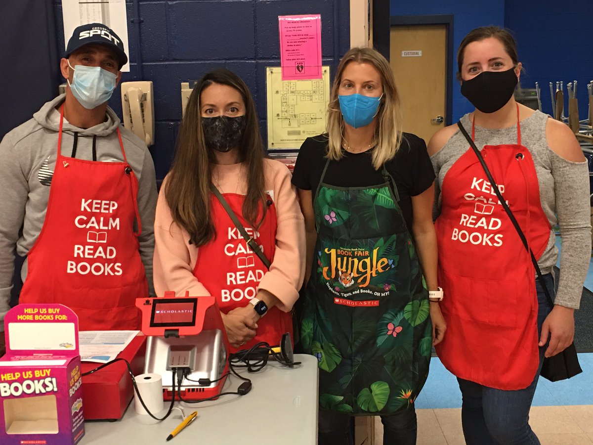 Calling all readers! The book fair is here and we are ready to go! Come join us and find your next good read! #nbtweets #peqpantherpride