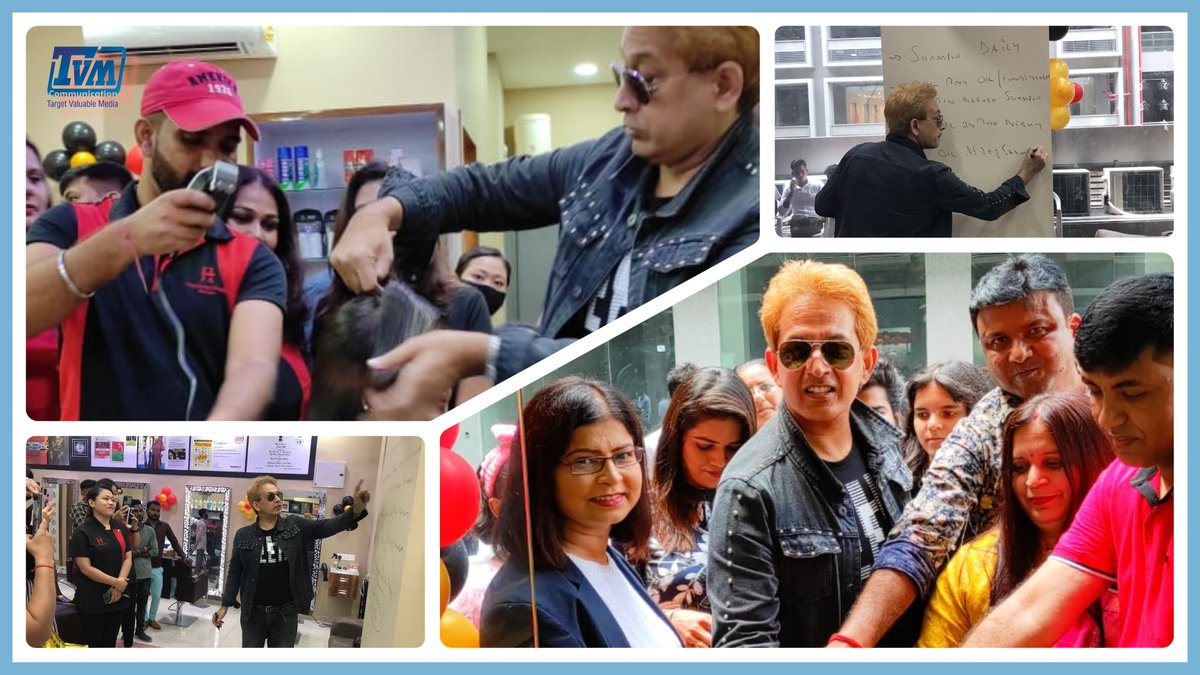 tvmcomm's tweet photo. awed Habib Hair & Beauty Limited has launched its second salon in Ahmedabad, a one-stop solution for all the needs of beauty and fashion-conscious customers, including hair care.
#jawedhabib #hairsaloon #hairgrooming #TheRetailPark #tvmcommunication #publicrelations https://t.co/orV1BvMzPk