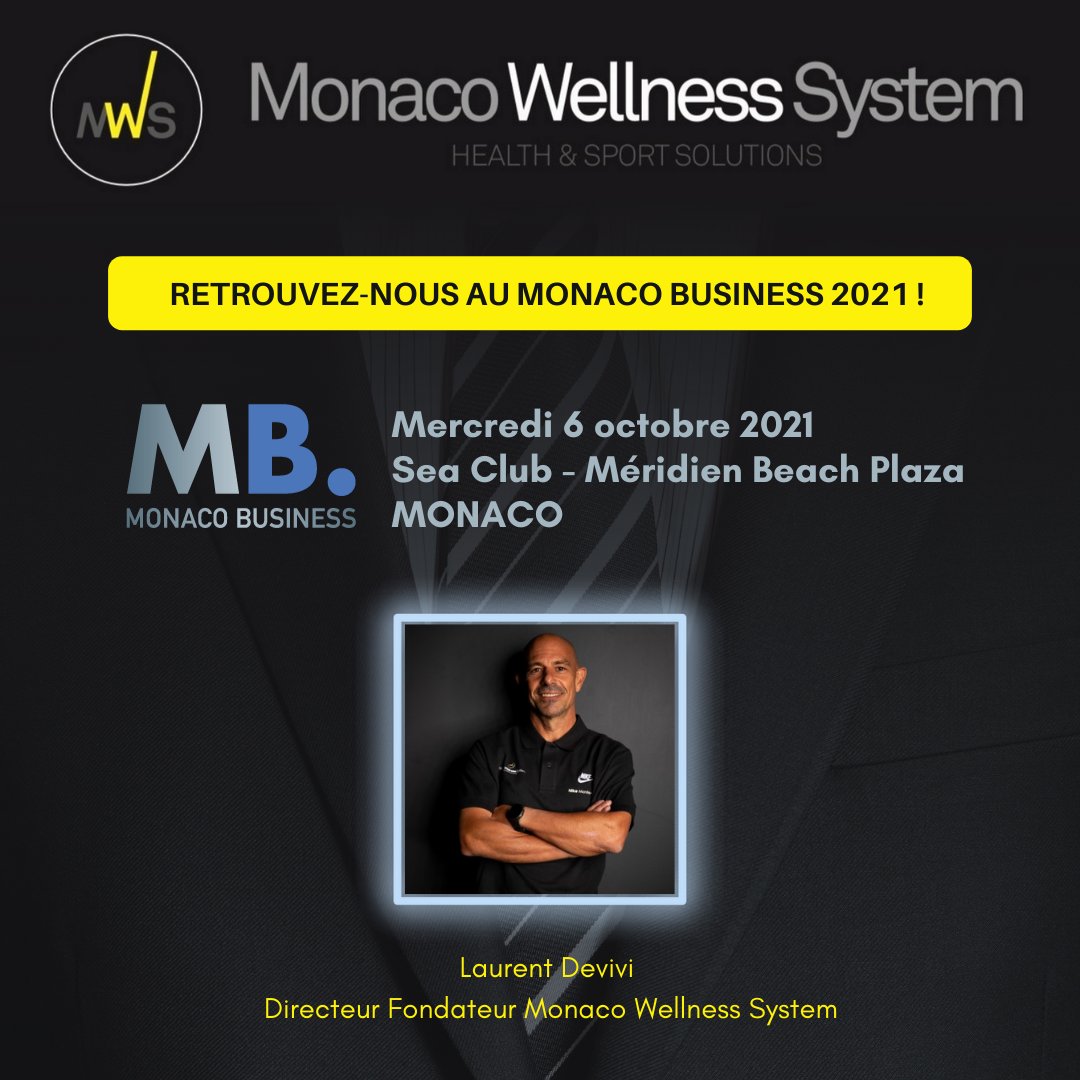 🤝 Retrouvez-nous aujourd'hui au <a href="/MonacoBusiness1/">Monaco Business</a> et participez à notre #jeuconcours #RestezActif sur notre stand
➕bit.ly/3l9sAzT
#sportsanté #healthtech #bienêtre #monaco #cotedazurfrance #sportenentreprise #wellness #coachsportif #innovation #monacowellnesssystem
