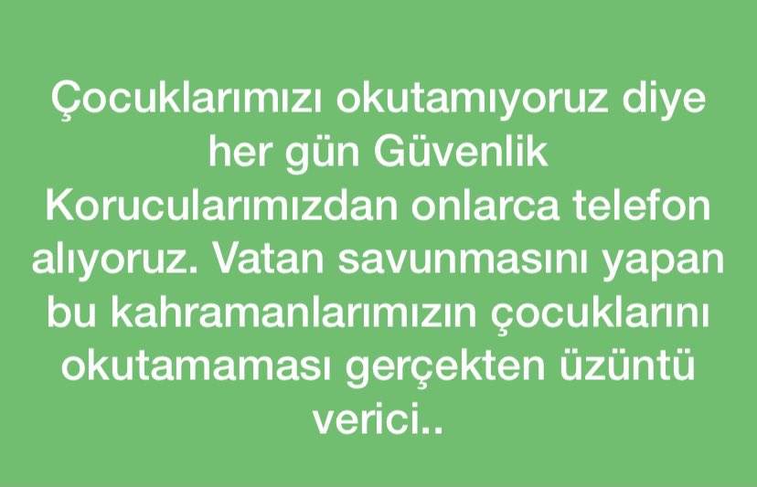 Güvenlik Korucularımıza sahip çıkalım… <a href="/RTErdogan/">Recep Tayyip Erdoğan</a> <a href="/dbdevletbahceli/">Devlet Bahçeli</a> <a href="/suleymansoylu/">Süleyman Soylu</a> <a href="/hasandogan/">Hasan Doğan</a> @arzuerdemDB <a href="/OlcayKilavuz/">Olcay Kılavuz 🇹🇷</a> <a href="/lutfielvan/">Lütfi Elvan</a>