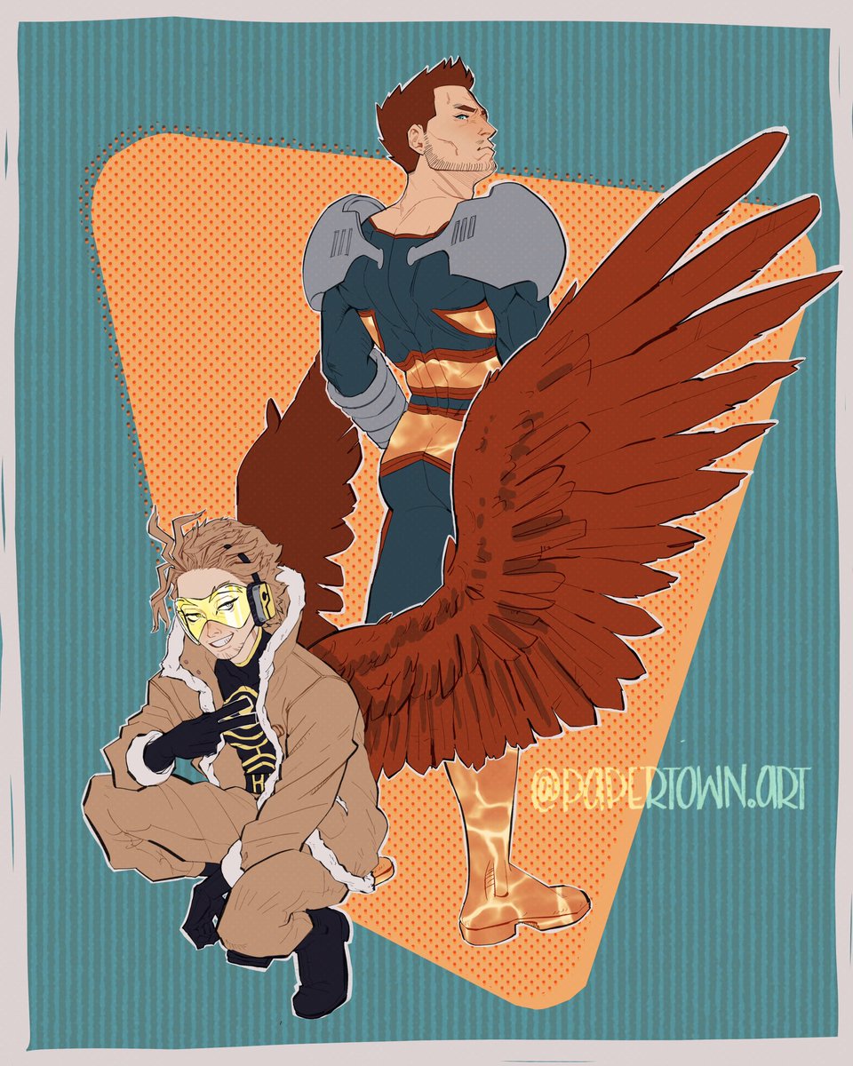 GabbleBabble's tweet photo. Day two of #bokunoherotober !! https://t.co/8VHTJTMtKi