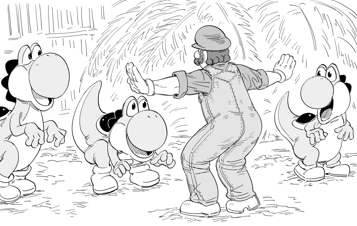 Patreon request: Chris Pratt Jurassic World raptor taming with Yoshi.

In the most touching scene of the Mario movie, Mario sacrifices Yoshi, jumping off his back in mid air to reach a higher platform. Pratt sheds a single tear as Yoshi falls to his death, but never looks back. 