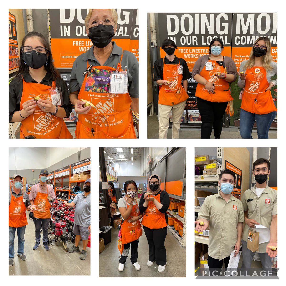 GardenGroveHD's tweet photo. Celebrating Cam &amp; Friends with Harry Potter socks and golden snitches today. #cashierwizards @FrommholzM @JeannineJozwiak @JabarrBean https://t.co/A1umYMD9iR