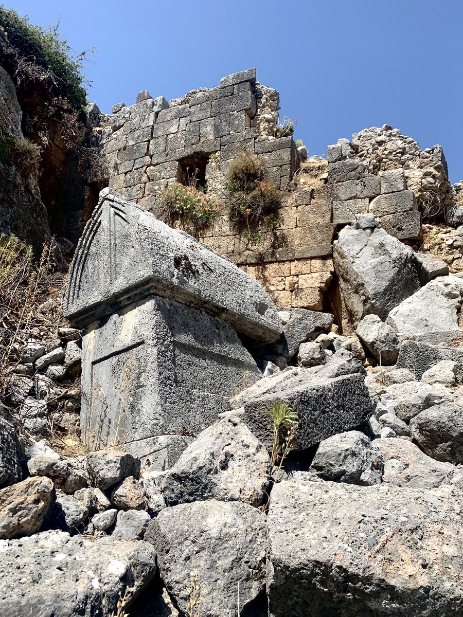 The Lycian city of Pinara was founded on Mt Cragus after Xanthus became overpopulated. True to Lycian form, the tombs are some of the best preserved structures remaining today. The awkward drive in offers a first glimpse of this hilltop city &amp; the mastery of rock carving