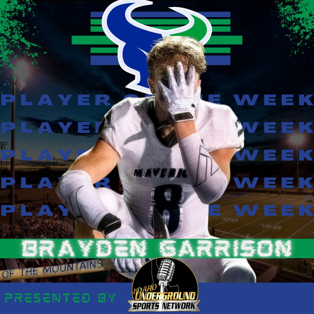 🏆IUSN Defensive POTW 🏆
Brayden Garrison - 5 tkls, 2 INTS, 1 40 yd int return TD! 
The SICs leading tackler showed off his coverage skills this week and intercepted Cen10 QB Keyon Horton TWICE and took one of them to the house for his first TD of the season💥