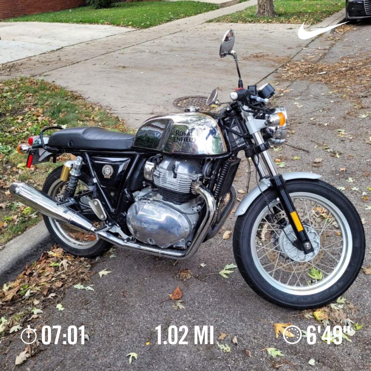 StereoRooster's tweet photo. Ran 1.02 mi (4×400) with Nike Run Club #MarathonTraining
#TaperWeeks @ChiMarathon
@higdonmarathon #Gratitude https://t.co/MaTTERSi8y
