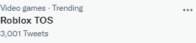 goldfish380's tweet image. This isn&apos;t looking to well for Roblox... #RobloxTOS #Roblox