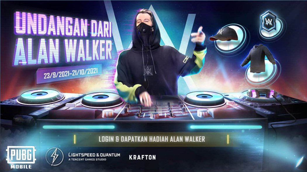 Login &amp; dapatkan hadiah Alan Walker share.pbgcj.com/h5campaign.php…