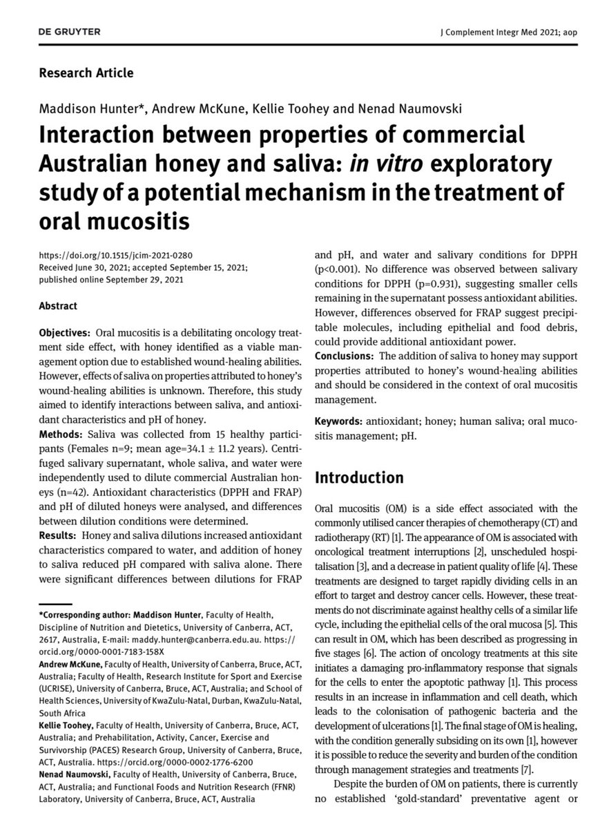 Kellietoohey's tweet photo. Congratulations @mshunter287 on your new publication and thesis draft submission! 

Very proud supervisor, watching you grow as a researcher has been an absolute pleasure 🙌🏻 

@NaumovskiNenad @KellettDr @AndrewMcKune @UCExerciseONC @UniCanberra 

https://t.co/t3qP6NQ9pV… https://t.co/5o5ECJNVVF