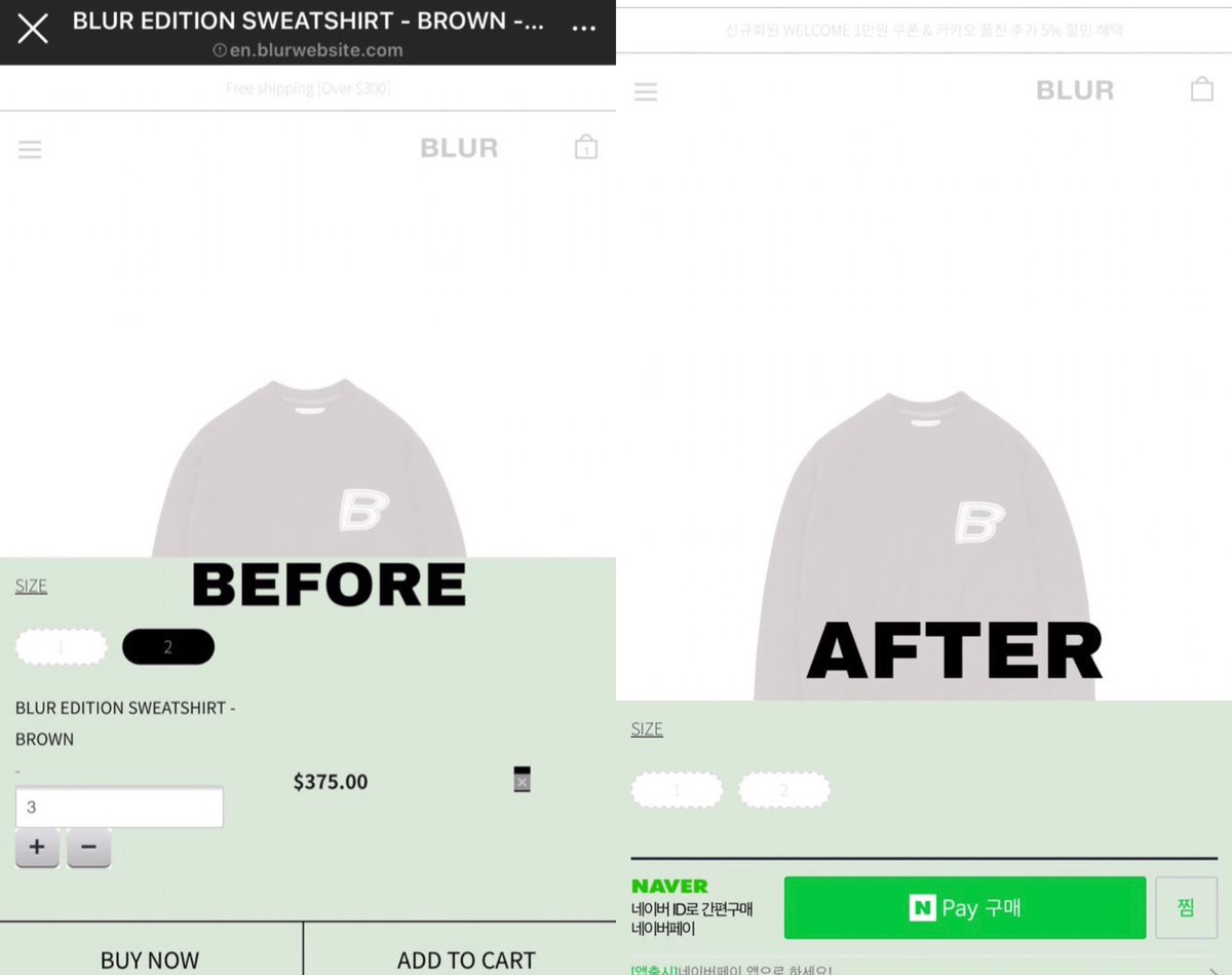 Taetaeimpact's tweet photo. BLUR,the brown sweatshirt that worn by kim taehyung in recently run bts currently SOLD OUT in 4 different websites : W concept, 29CM, Musinsa and BLUR (official website)

SOLD OUT KING TAEHYUNG https://t.co/tddYAG0Ovz