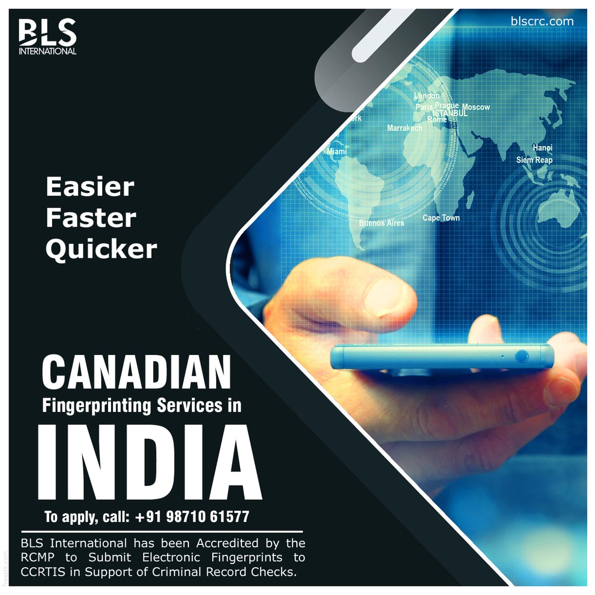 blscrc's tweet photo. #CanadianFingerprinting services in #India. For more info, call us on +91 98710 61577 OR visit: https://t.co/r1GVVNV0oJ

#BLSCRC #fingerprinting #NewDelhi  #RoyalCanadianMountedPolice #digitalfingerprinting #electronicfingerprinting https://t.co/Ei1usXOPlE