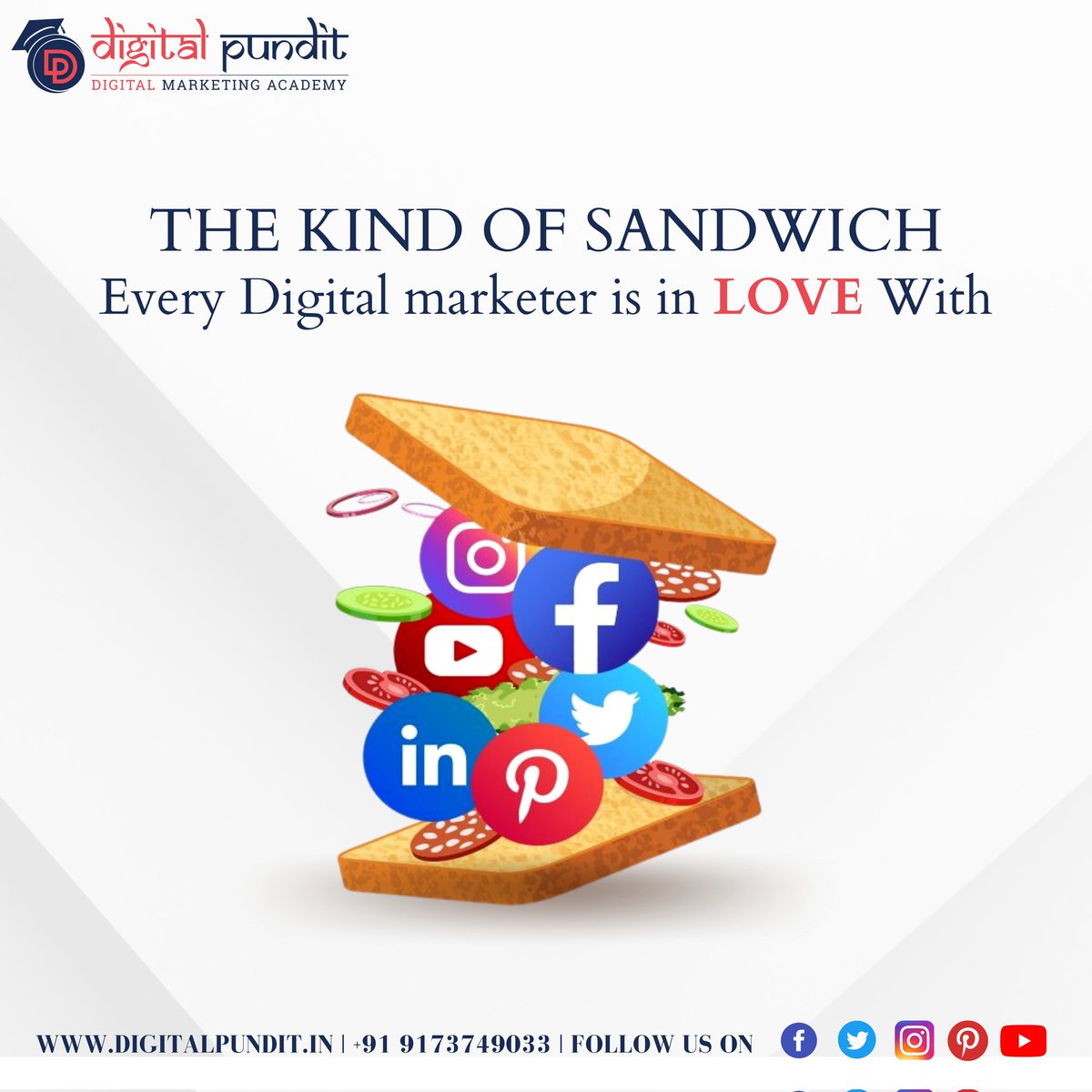 PunditDigital's tweet photo. THE SANDWICH OF DIGITAL MARKETING 🍞
.
.
.
#digitalmarketing #digitalmarketingagency #digitalmarketingstrategy #digitalmarketingexpert #DIGITALPUNDIT https://t.co/mCRwcw0rHL
