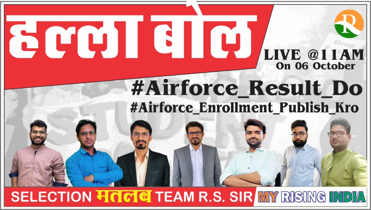 TEAMRSSIR1's tweet photo. Ready soldiers for take our campaign to next level #Airforce_Result_Do https://t.co/o1HdppQRP5