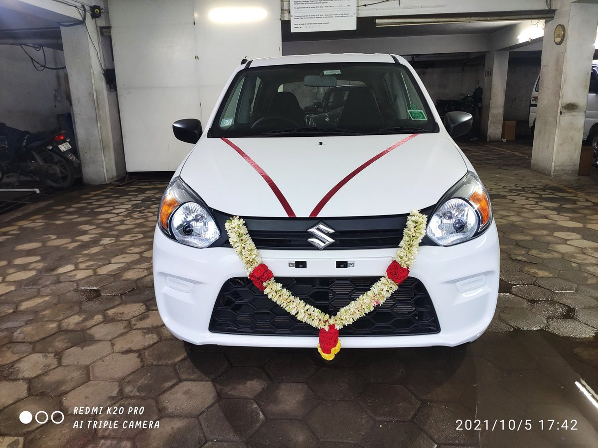 ChithraChithu5's tweet photo. @realradikaa  By the blessings of God and my elders, yesterday got delivered of Suzuki Alto....Atlast My dream come true..! ❤️🚗🥳 5/10/2021 https://t.co/oZOtxhdKap
