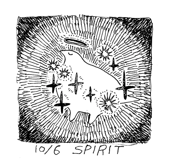 06:SPIRIT
 #inktober2021 