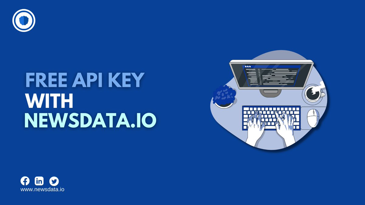 newsdataio's tweet photo. ๐งฟGet free access to https://t.co/9kq1DIl9V5 API with a free API key to develop and test personal projects with our news API.
๐Get the Free API Key โ https://t.co/KhIvQGBW80
#FreeAPIkey #NewsAPI #Developer https://t.co/3ZZdIF3IIP