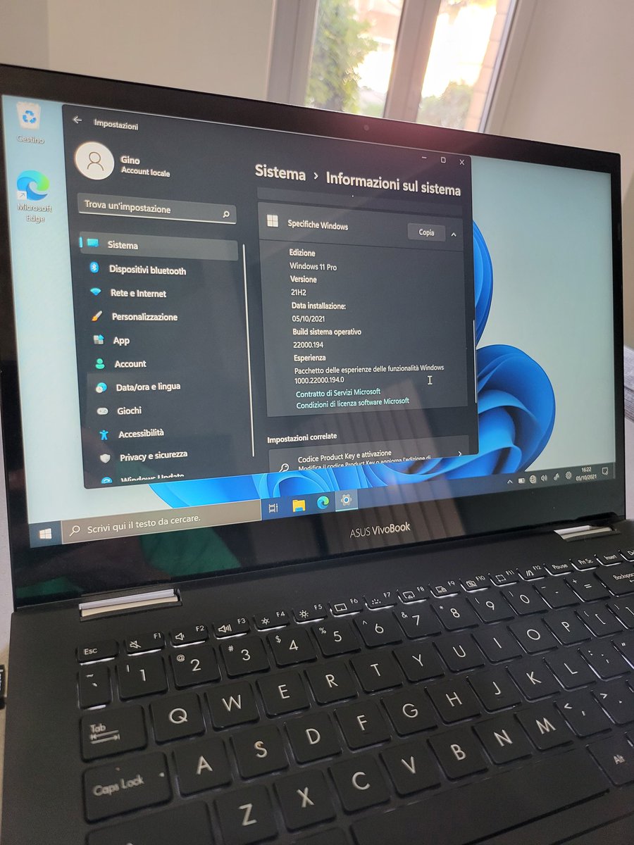 #Windows11 si sta comportando molto bene sul mio portatile con #intel11th <a href="/IntelXe/">XN</a> <a href="/intel/">Intel</a> <a href="/IntelSoftware/">Intel Software</a>