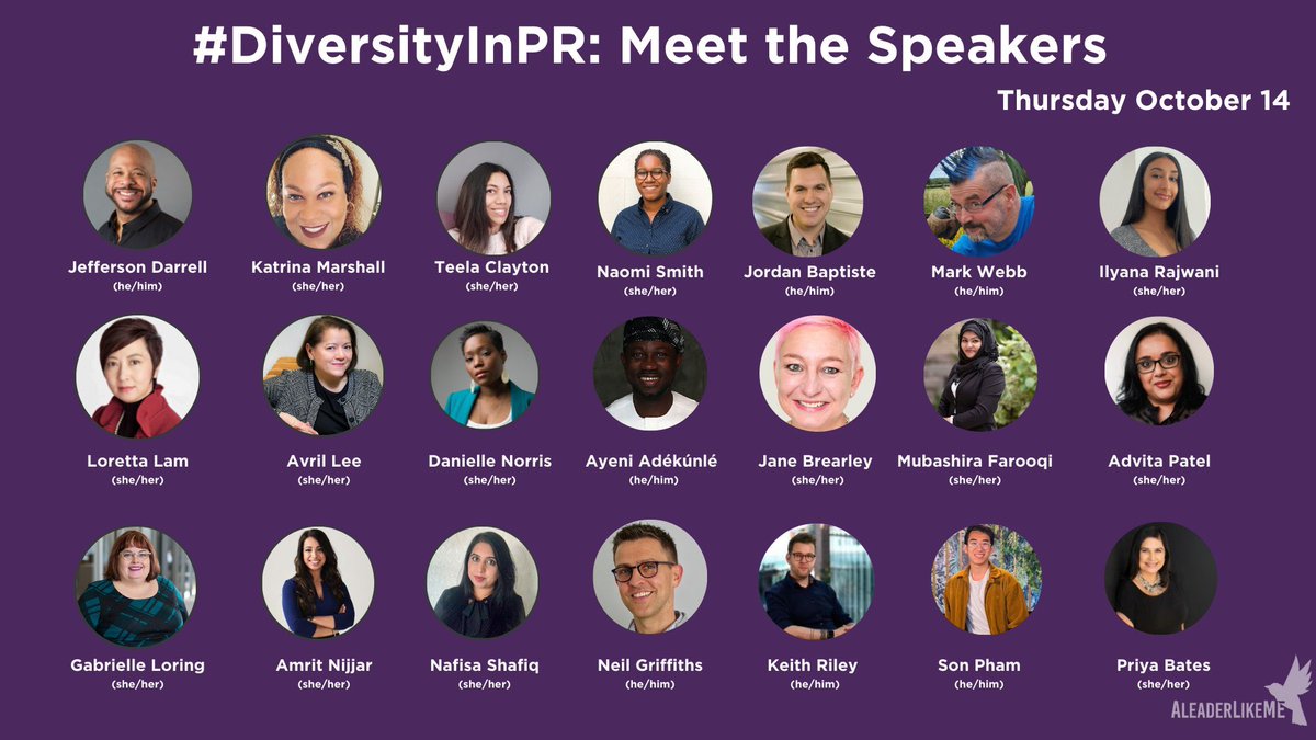 itskeithriley's tweet photo. ICYMI: @Advita_p &amp; @priyabates have brought together an incredible group of speakers from all over the world for the #DiversityInPr conference on the 14 October. 

Im honoured to be a small part of it but the folks (tagged) in the panel are who you want to come for!!! https://t.co/PJezFLZp3J