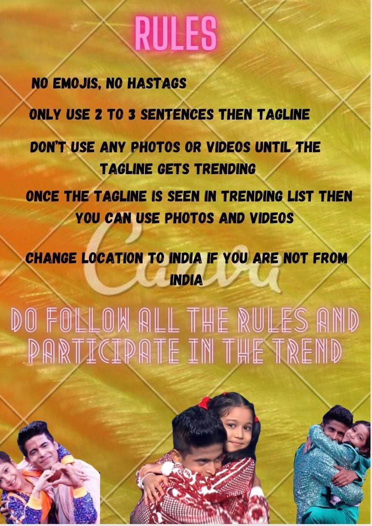Ahneet_'s tweet photo. Mega Trend Alert 🎉

Rules are mentioned below in the poster
Tagline we'll be revealing by 2:00 p.m. 
Get ready and please guys participate this is the last time we are doing something for our Flotus 🙏🤞🏻❤️

#VoteforFlorina #VoteForFlotus #FLOTUS #florinagogoi #flotusforthewin https://t.co/oqV9LB5RUQ