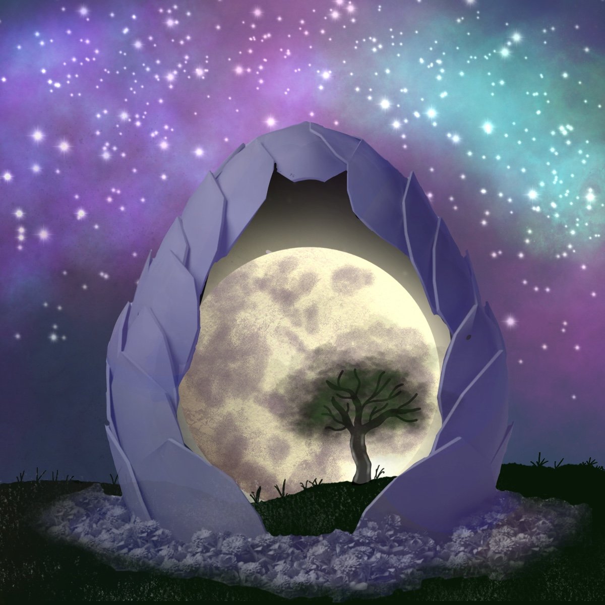 superbang501's tweet photo. My take on the @galaxy_eggs!!

[🥚🌑🌠PORTAL TO DARKNESS🌠🌑🥚]

#GalaxyArtContest https://t.co/FgoQDtHdWh