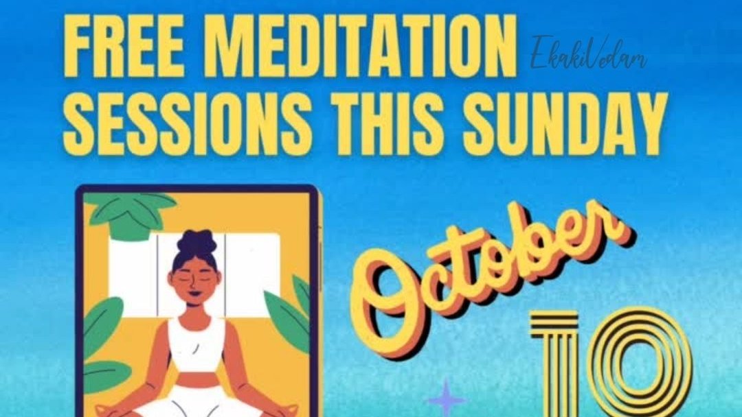 ekakivedam's tweet photo. #meditation #focusonyourself Focus on the present, join @ekakivedam's free meditation sessions!
Register at link in insta bio.

Whatsapp us on: + 91 8527 105851
E-mail us at: info@ekakivedam.com
Or DM us right here @ekakivedam @komalparihar https://t.co/jw78Wuo5gV