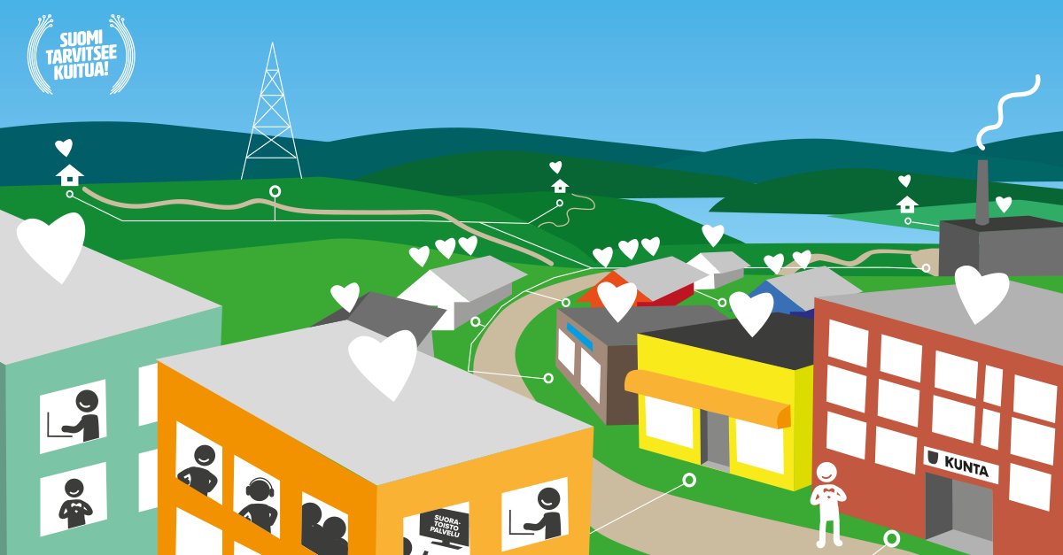 Pieni jämsäläinen rivitalo on valokuidun edelläkävijä. Se päätti vetää rajattoman #valokuitu yhteyden jokaiseen huoneistoon asti. Nyt on mahdollisuus sellaisiin tiedonsiirtonopeuksiin, joihin edes #5G ei pysty. suomitarvitseekuitua.fi/fi/valokuitufa…