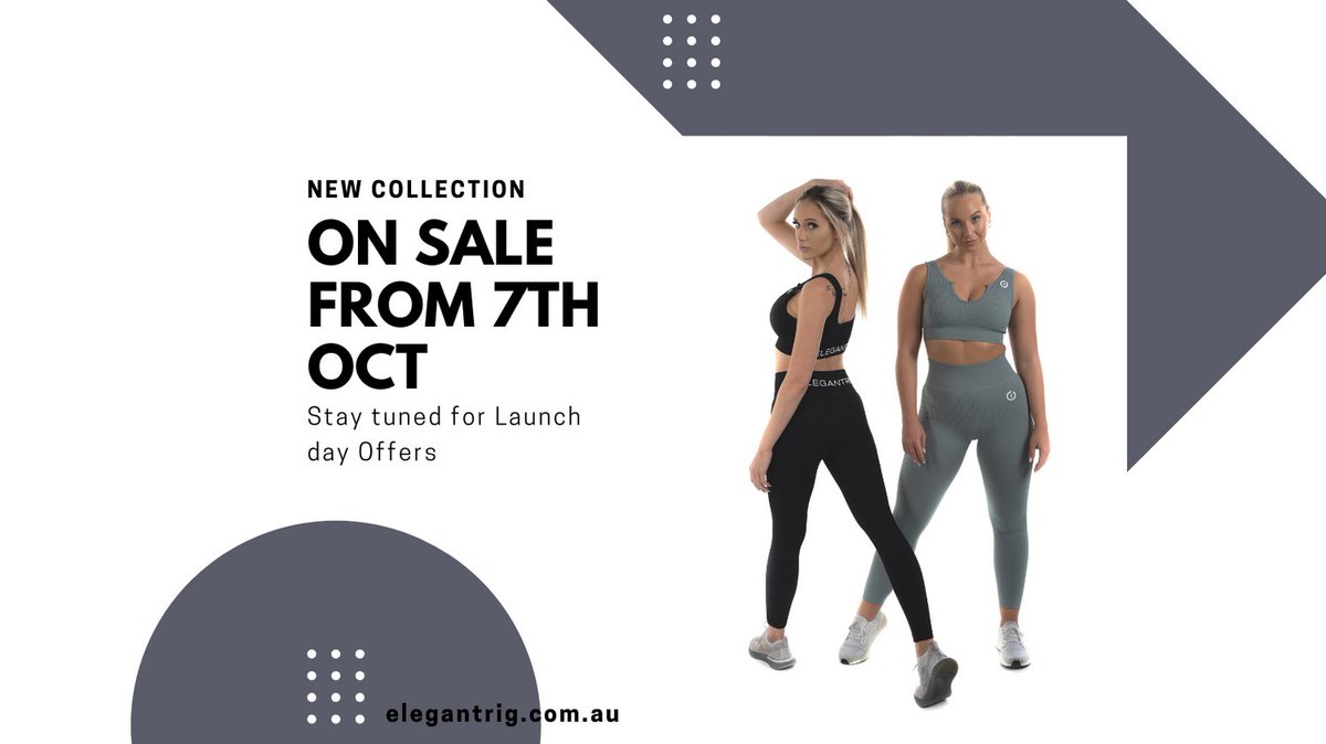 elegantrig's tweet photo. New Collection dropping tomorrow at 1PM AEST!
Stay tuned for Launch day special offers

#website #fun #entrepreneur #launchday #launchingsoon #future #brand #smallbusiness #instagram #event #startup #supportsmallbusiness #activewear #fitness #sportswear #gymwear #clothingbrand https://t.co/gHlrwFAFGN