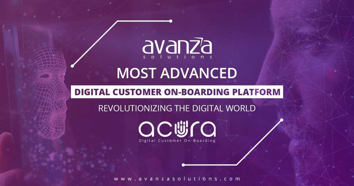 AvanzaSolutions's tweet photo. Avanza's digital customer on-boarding platform - Acura is all set to provide seamless customer on-boarding experience.
#Avanzasolutions #Acura #DigitalCustomerOnboarding #digitalization #customeronboardingplatform https://t.co/u0qpiiJzj0