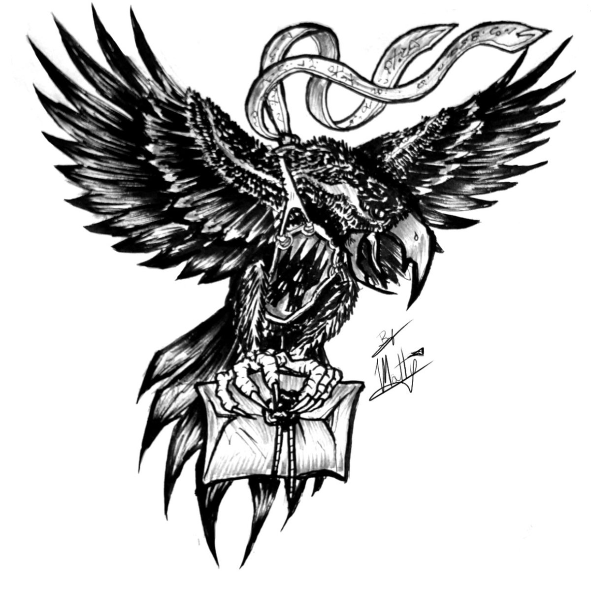 vesperiane's tweet photo. #inktober2021 5.#Ravens
Mentre i corvi dei Gloomanor volano nella notte, I loro occhi scrutano le tenebre e i loro artigli stringono messaggi. 
Alcuni li considerano di malaugurato, ma per i loro signori sono tra i famigli  i più versatili e leali.
#inktober2021 #fantasy https://t.co/0Yd6vOq66y