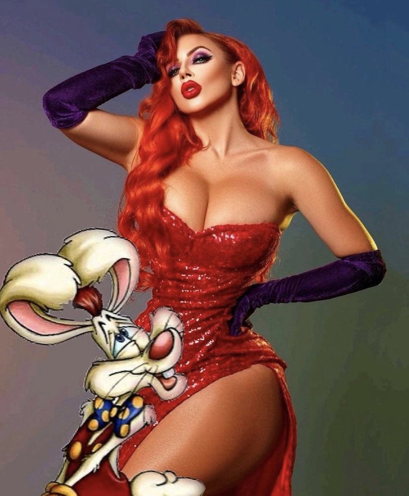 Would you play patty cake with Mrs.Jessica Rabbit? 