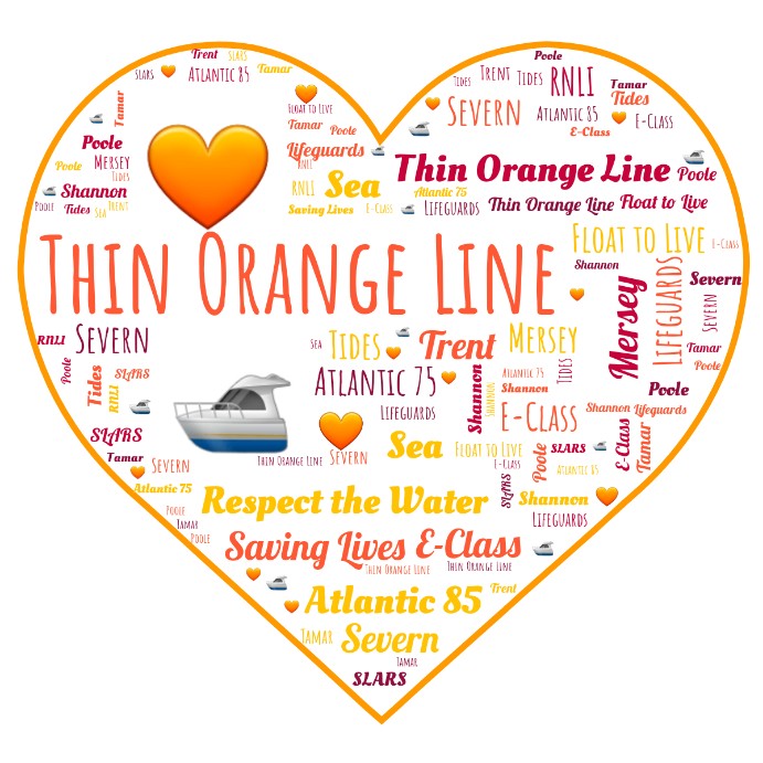 #WednesdayWords

Show some 🧡 for friends on the #ThinOrangeLine 🛥

For me, it's 1 of 2 services I hope NEVER to use. They do invaluable work in all weathers! 

@RNLI @LifeguardsEast 
@Icelass @jgoddin1 @Matt_Leat @RNLIskegness @mcrae_claire @LargsRNLI