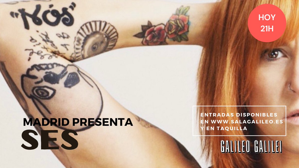 salagalileo's tweet photo. @madridpresenta SES
🗓 Hoy, 6 de Octubre 🕘 21h
🎟 Entradas disponibles en https://t.co/5kSIprbf6C y taquilla.

➡️ SÉS, una de las artistas de mayor éxito en Galicia, presenta Liberar as arterias, su séptimo disco que mantiene y potencia su valiente mensaje. https://t.co/l4klWFrbNG