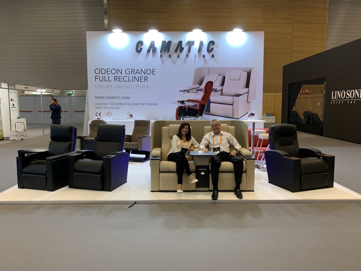 We’re Back At CineEurope 2021!

Join <a href="/CamaticSeating/">Camatic Seating</a> at booth 407 to see the latest in our cinema seating collection. They’re so comfy you won’t want to get out of your seat!

linkedin.com/feed/update/ur…

#CineEurope #seatingsolutions #seatingtogether #seating #seats  #cinema #movies