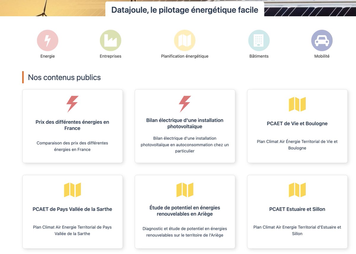 ouestmedias's tweet photo. [#Poke] 2/2-  Projet soutenu #DECIDATA qui vise à massifier le déploiement de la plateforme de gestion de données énergétiques #Datajoule, co-développée avec @opendatasoft_fr, le leader de l'open data ⤵️ 
🔗 https://t.co/rHi0Tdjhv9 https://t.co/7ehhRcXz69