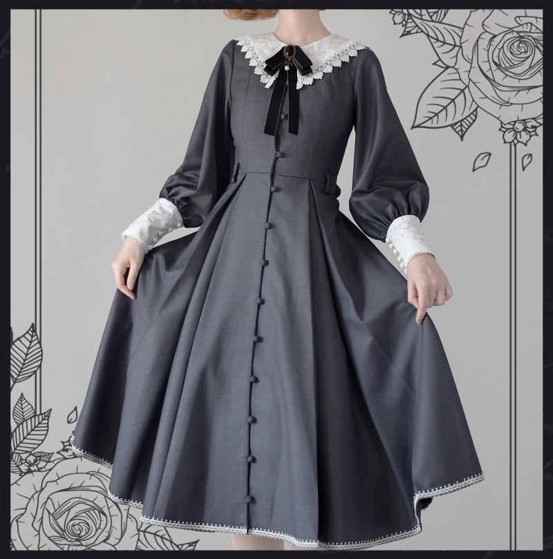 New Release: 【-The Lyric Poetry-】 Autumn Winter Lolita OP Dress

◆ Shopping Link >>> lolitawardrobe.com/the-lyric-poet…